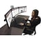 Victor Technology Standing Desk, 3-Monitor Cap, 28"x23"x20-52-1/2", BK/AL VCTDC475 - alternate 10